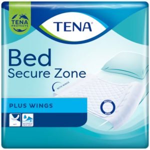 Buy TENA Bed Secure Zone plus Wings Incontinence Bed Pads