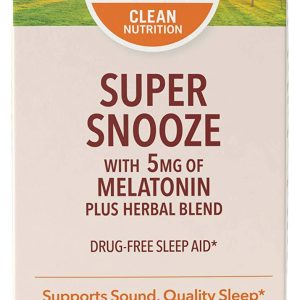 SUNDOWN Super Snooze with 5mg Melatonin Plus Herbal Blend