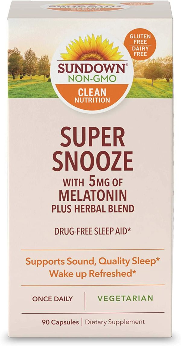 SUNDOWN Super Snooze with 5mg Melatonin Plus Herbal Blend